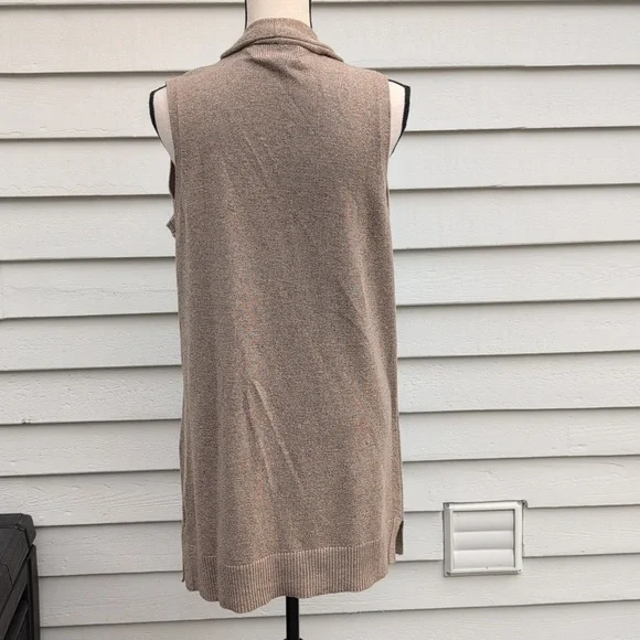 Karen Scott Open Front Sweater Vest - Picture 3 of 8